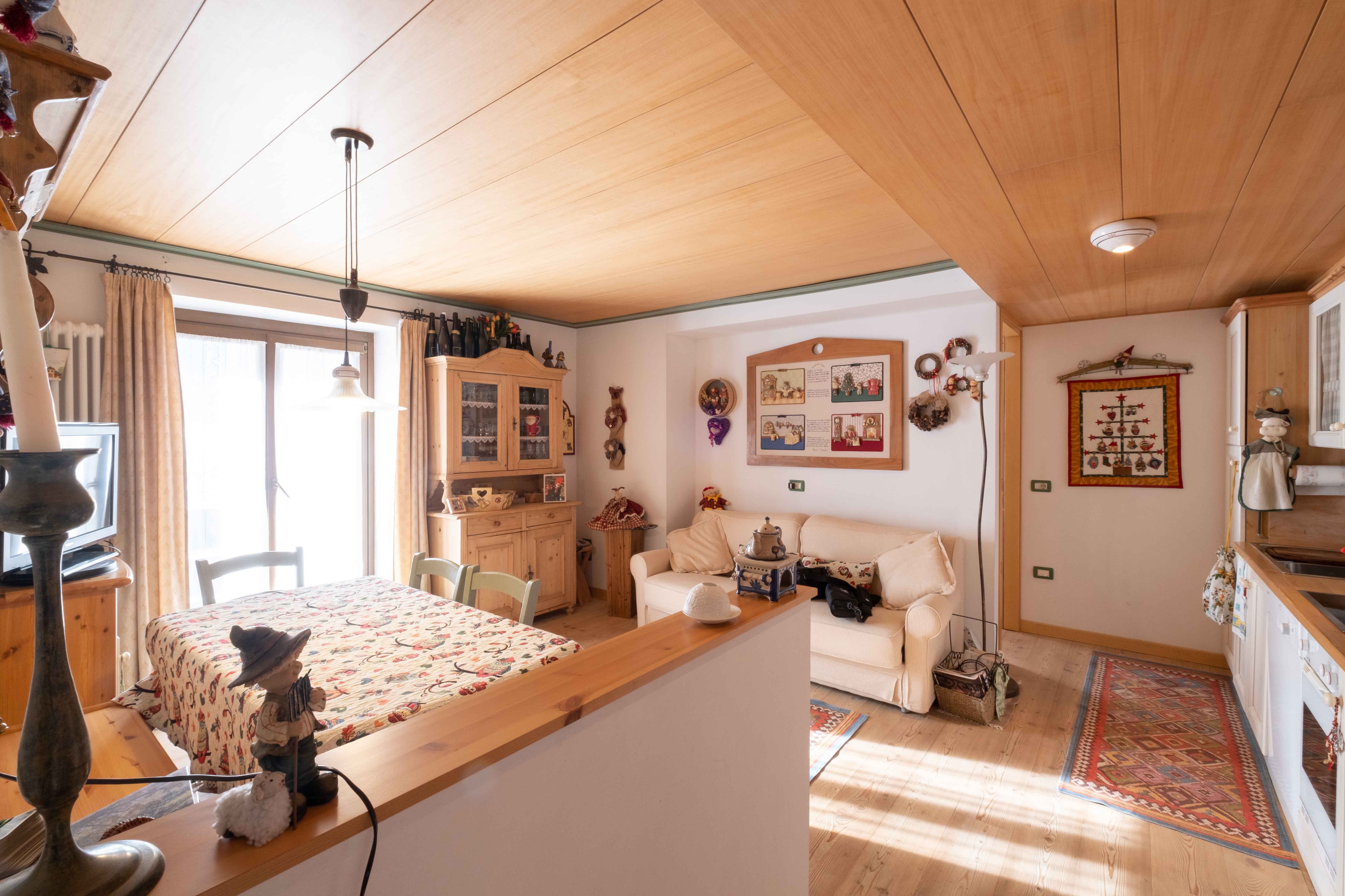 Luminous two-bedroom apartment in Corvara