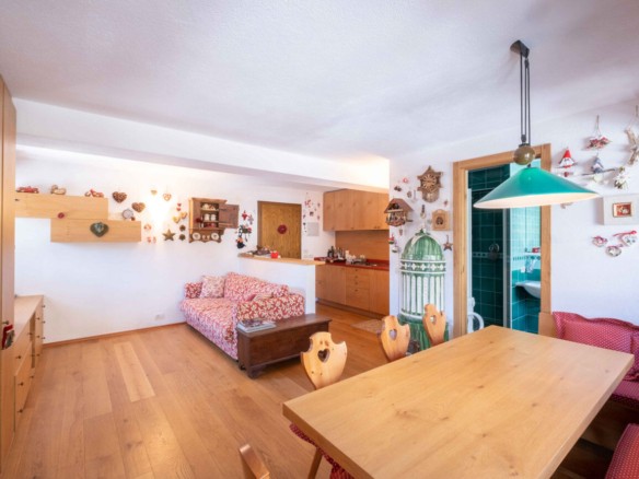 Zona giorno/notte con divano letto