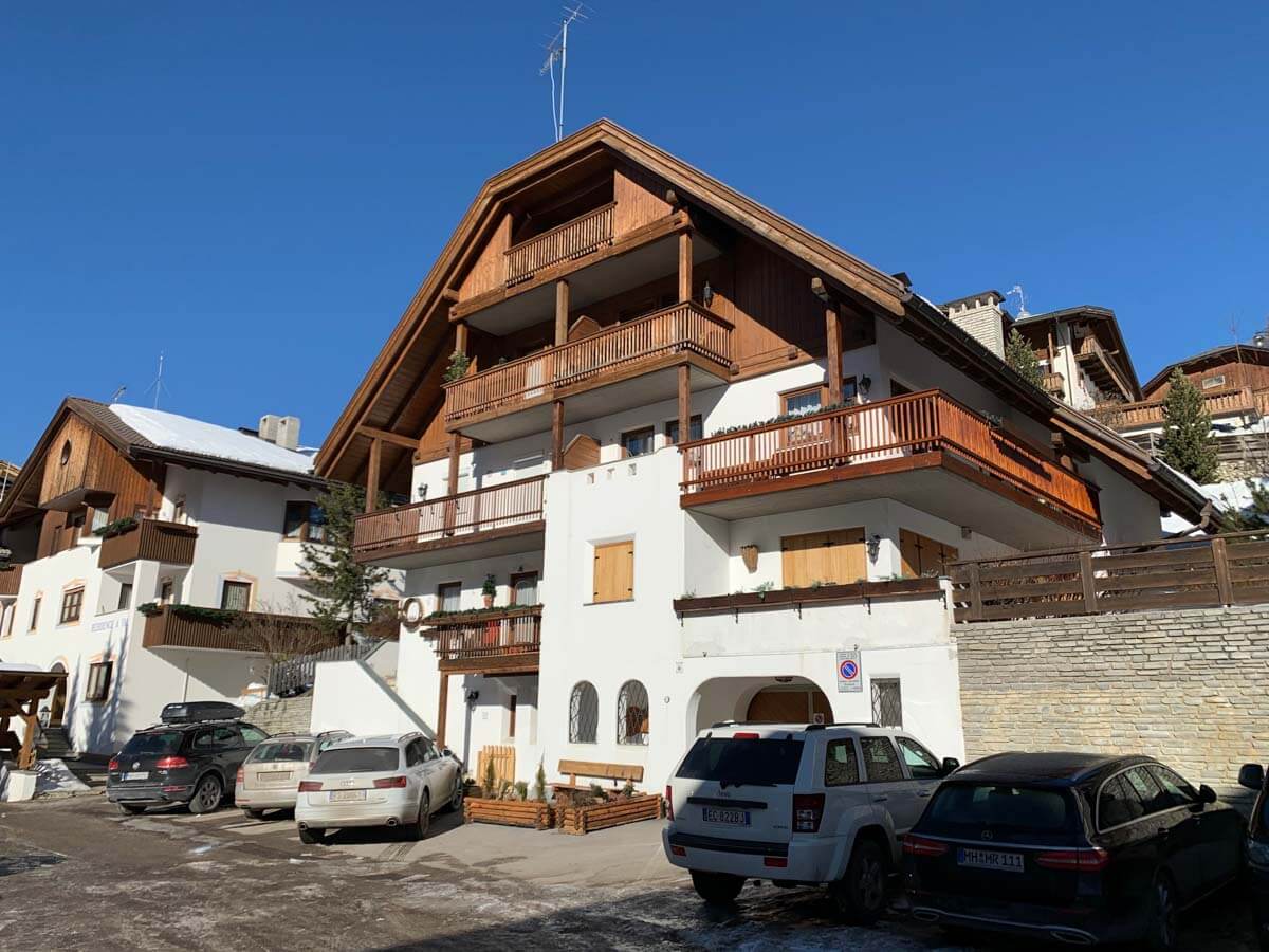 A bright two-bedroom apartment in San Cassiano