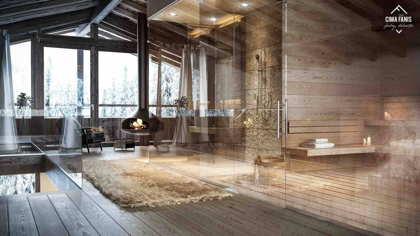 cima fanis duplex penthouse sauna render