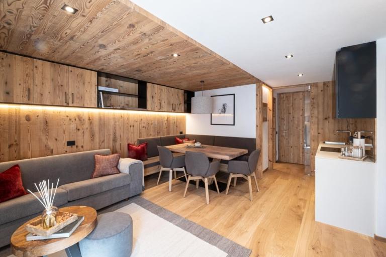 renovated two-bedroom apartment in corvara in badia