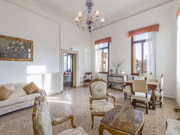 Salone con dettagli