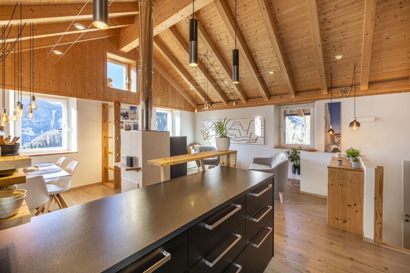 Living and dining area